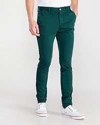 Voľnočasové nohavice pre mužov Armani Exchange - zelená