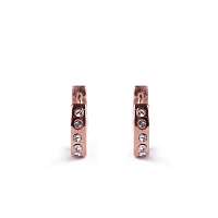 Vuch ružové náušnice Circles Rose Gold
