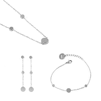 Vuch strieborné set Pices of Dotty Silver