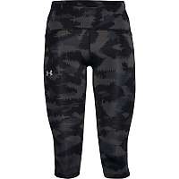 W UA Fly Fast Printed Speed Capri-BLK