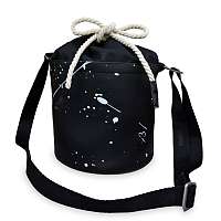 Xiss čierne crossbody kabelka Mini Black Splash