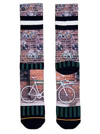 XPOOOS farebné pánske ponožky Fixie --46