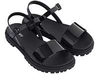 Zaxy čierne sandále Zoom Sand Plat Fem Black -