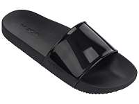 Zaxy čierne šľapky Snap Slide Fem Black -