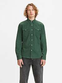 Zelená pánska košeľa s vreckami Levi's® Barstow Western