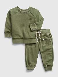 Zelená súprava detského oblečenia mikina a tepláky GAP