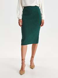 Zelená svetrová sukňa TOP SECRET