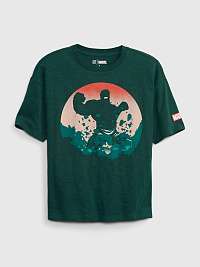 Zelené chlapčenské tričko superhero Marvel GAP