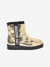 Zimná obuv pre ženy Love Moschino - zlatá