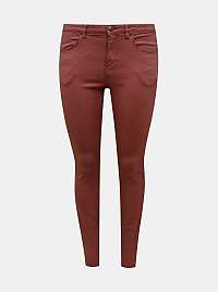 Zizzi bordové nohavice Skinny Fit