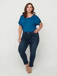 Zizzi modré džínsy Skinny Fit