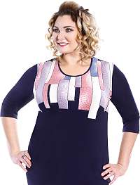 DONATA - šaty 3/4 rukáv 110 - 115 cm