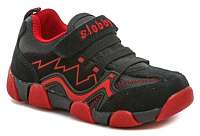 Slobby-0164-S1 čierno červené detské tenisky