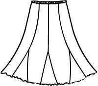 ZORA - sukňa 80 - 85 cm