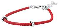 Brosway Červený kožený náramok Bracciali BBR15