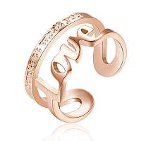 Brosway Oceľový prsteň Love Script BRP32 mm