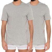 Calvin Klein 2 PACK - pánske tričko Grey Heather NM1686A -080 M