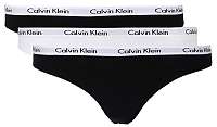Calvin Klein 3 PACK - dámska tangá QD3587E -WZB M