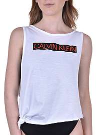 Calvin Klein Dámske tričko Side Knot Tank KW0KW00698-143 PVH White L