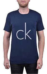 Calvin Klein Pánske tričko CK Sleep Cotton S/S Crew Neck NB1164E-8SB Blue Shadow L