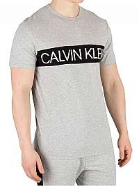 Calvin Klein Pánske tričko S/S Crew Neck NM1656E-080 Grey Heather L