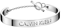 Calvin Klein Pevný oceľový náramok Message KJ7CMF00030 18 cm