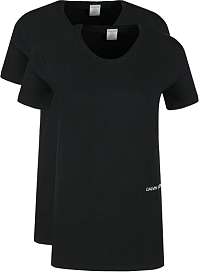 Calvin Klein Sada dámskych tričiek S / S Crew Neck 2Pk QS6198E -001 XS