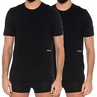 Calvin Klein Sada pánskych tričiek S/S Crew Neck 2pc Black L