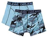 Cars Jeans Sada pánskych boxeriek Boxer 2pack Beat le Grey Blue57971 XL