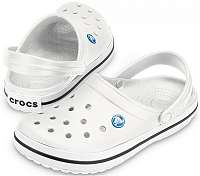 Crocs Šľapky Crocband White 11016-100-40