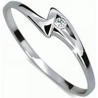 Danfil Zásnubný prsteň s diamantom DF1138b 61 mm