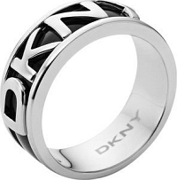 DKNY Čierny prsteň NJ1891040 mm