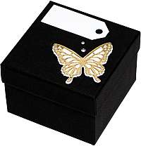 Giftisimo Luxusná darčeková krabička so zlatým motýlikom