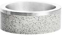 Gravelli Betónový prsteň Edge oceľová / sivá GJRUSSG002 60 mm
