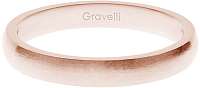 Gravelli Ružovo pozlátený prsteň z ušľachtilej ocele Precious GJRWRGX106 mm