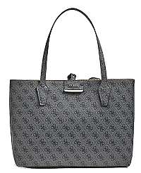 Guess Dámska kabelka Bobbi Inside Out Tote Coal