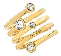 Guess Luxusné špirálovitý prsteň UBR84056 mm