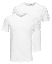 Jack&Jones 2 PACK - pánske tričko Basic White L