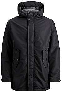 Jack&Jones Pánska bunda JORCLAN PARKA Black M