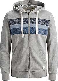 Jack & Jones Tepláková bunda 'JORLANGLEY' Sivá