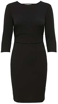 Jacqueline de Yong Dámske šaty JDYLAUREN 3/4 BACK DETAIL DRESS JRS Black L