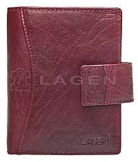 Lagen Dámska kožená peňaženka08/T Red