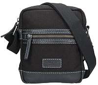Lagen Pánska taška cez rameno 22409 BLACK / GREY