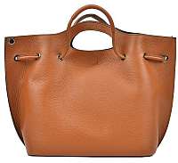 Mangotti Kožená kabelka AW19MG1306 Cognac