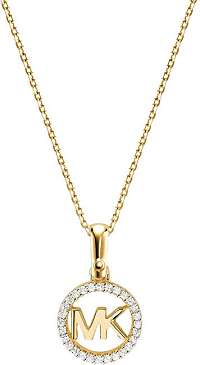Michael Kors Strieborný náhrdelník s trblietavým príveskom MKC1108AN710