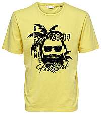 ONLY&SONS Pánske tričko Promto Ss Reg Tee Mellow Yellow S