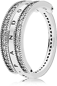 Pandora Luxusný strieborný prsteň 197404CZ 58 mm