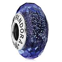 Pandora Modrý sklenený korálik 791646