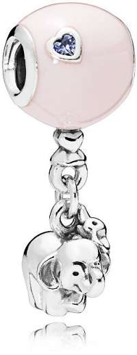 Pandora Roztomilý korálik Sloníča s ružovým balónom 797239EN160