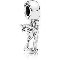 Pandora Strieborný korálik Disney Bambi 796462